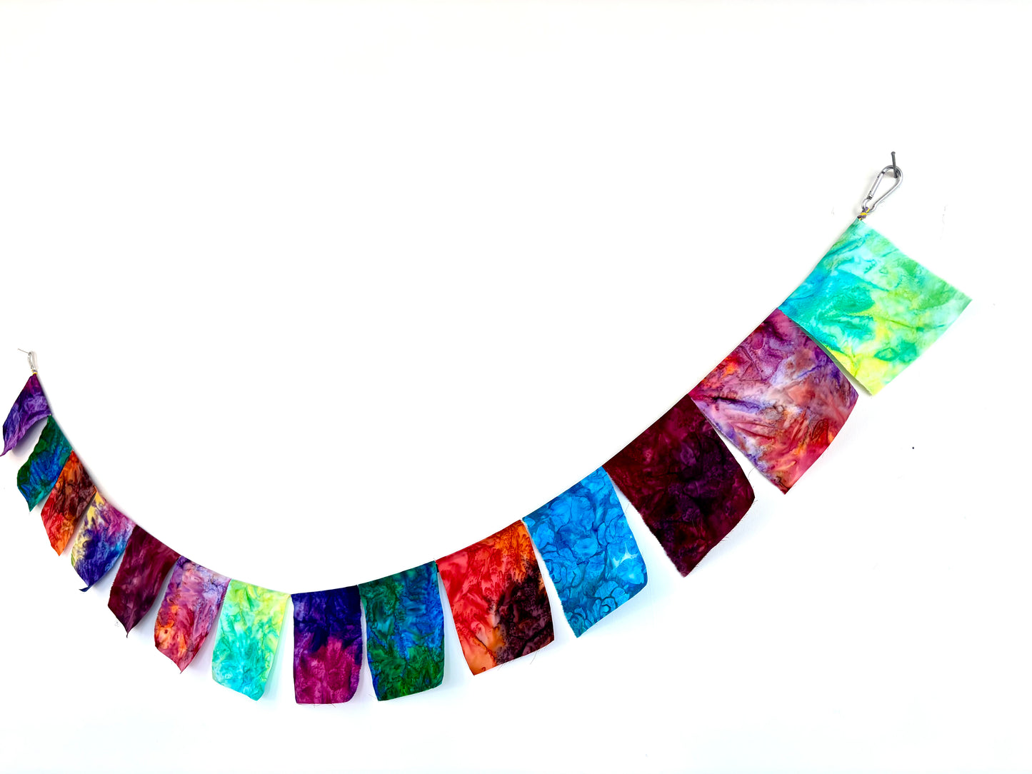 TieDye Fabric Prayer Flags
