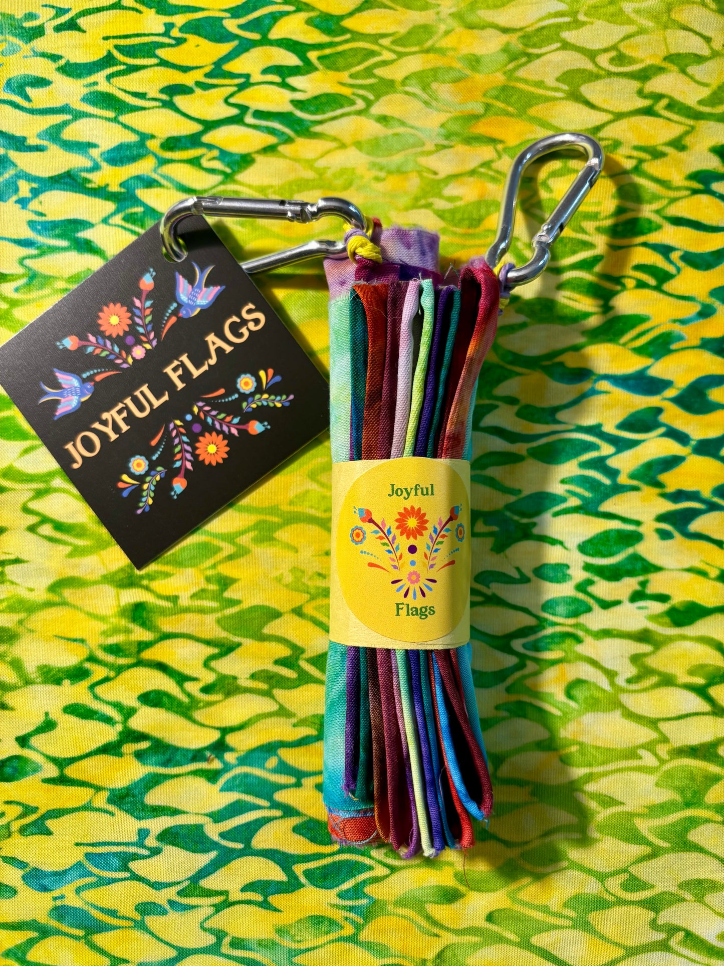 TieDye Fabric Prayer Flags