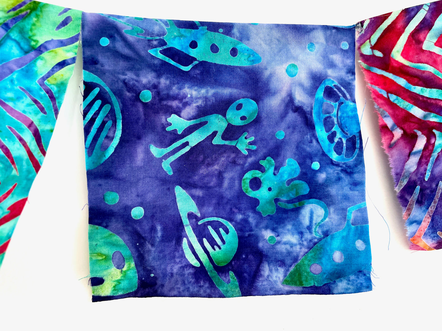 Aliens & Rocket Ship Flags