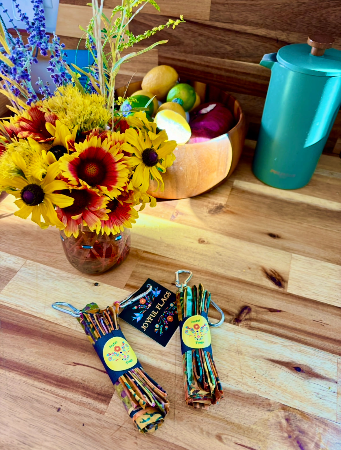 Autumn Tie Dye Themed Prayer Flags