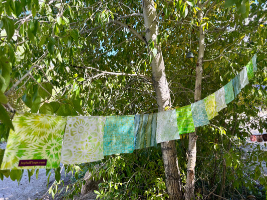 Greenhouse Decor Prayer Flags