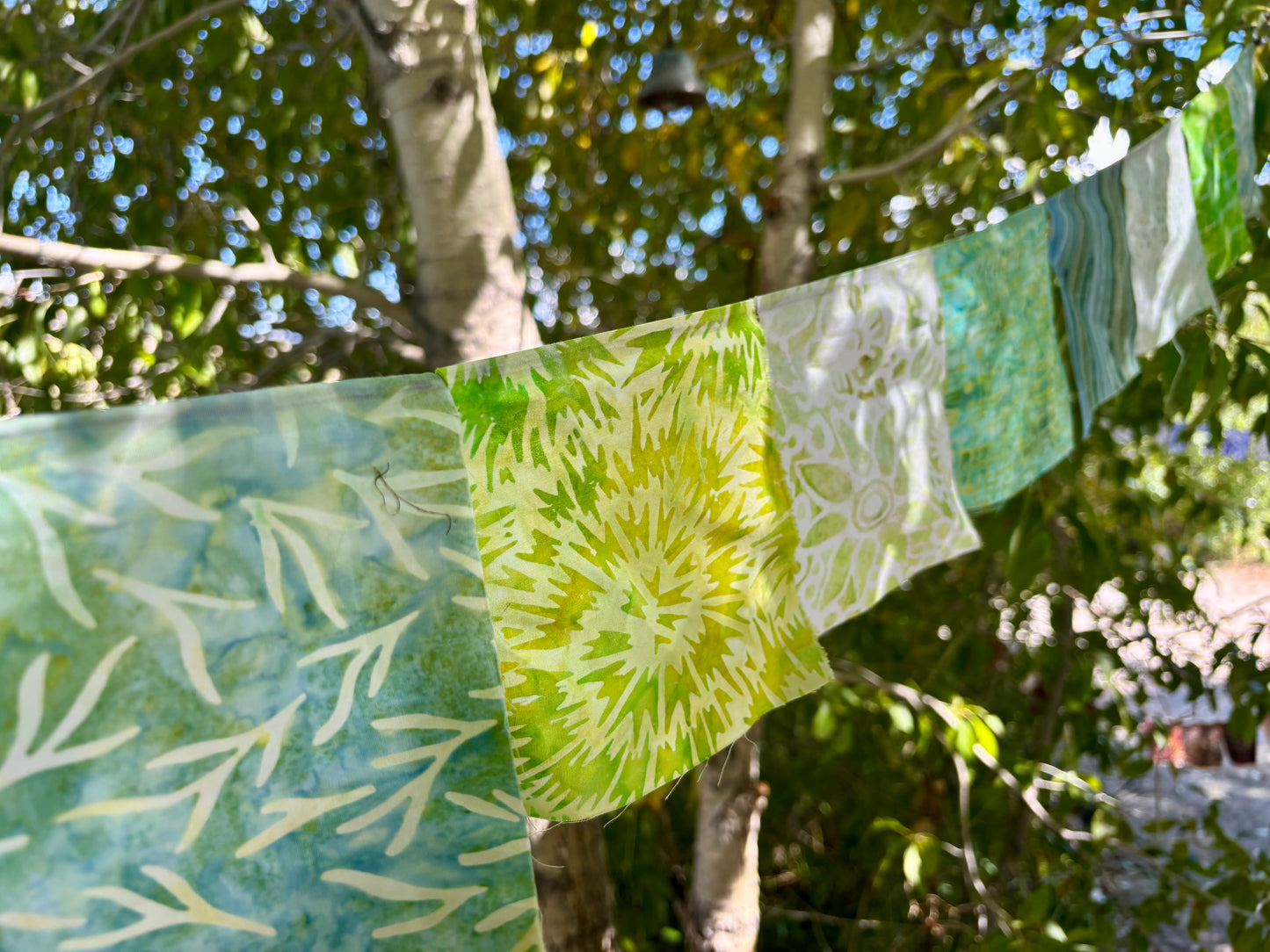 Greenhouse Decor Prayer Flags
