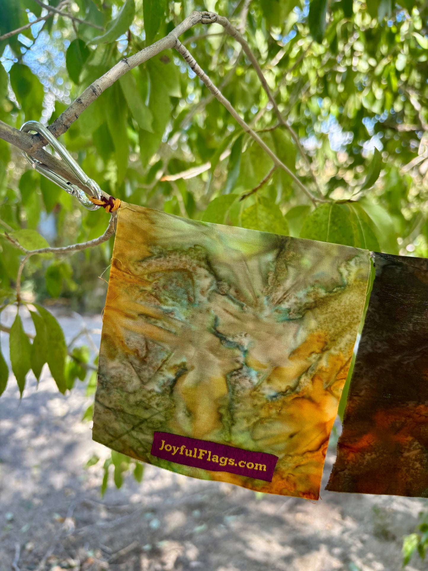 Autumn Tie Dye Themed Prayer Flags