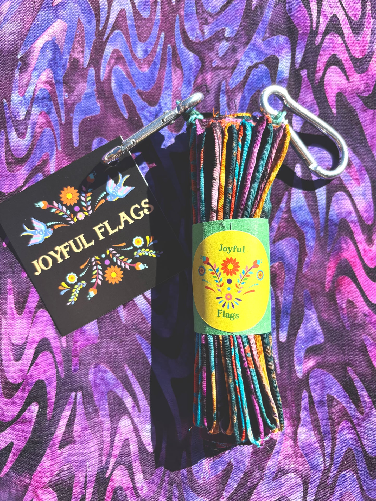 Dragonfly and floral themed wall hanging