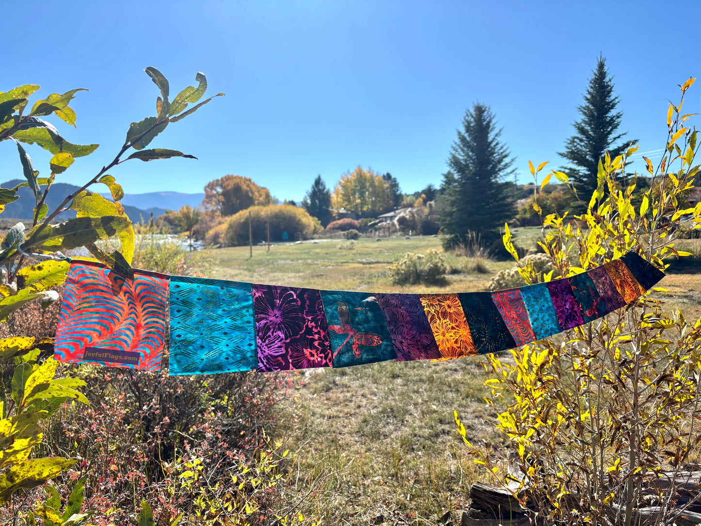 Dragonfly and floral themed wall hanging