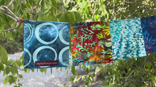 Ocean Themed Prayer Flags